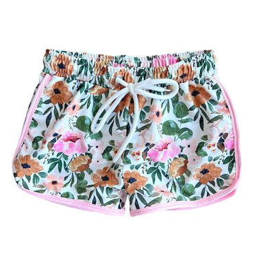 Xianna Floral Girls Athletic Shorts