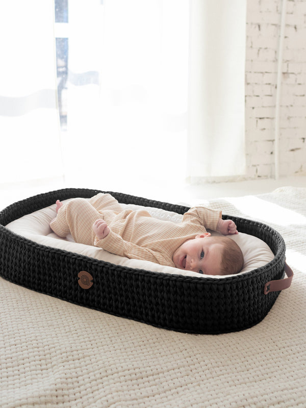 Baby Lounging and Changing Basket XL 3-in-1