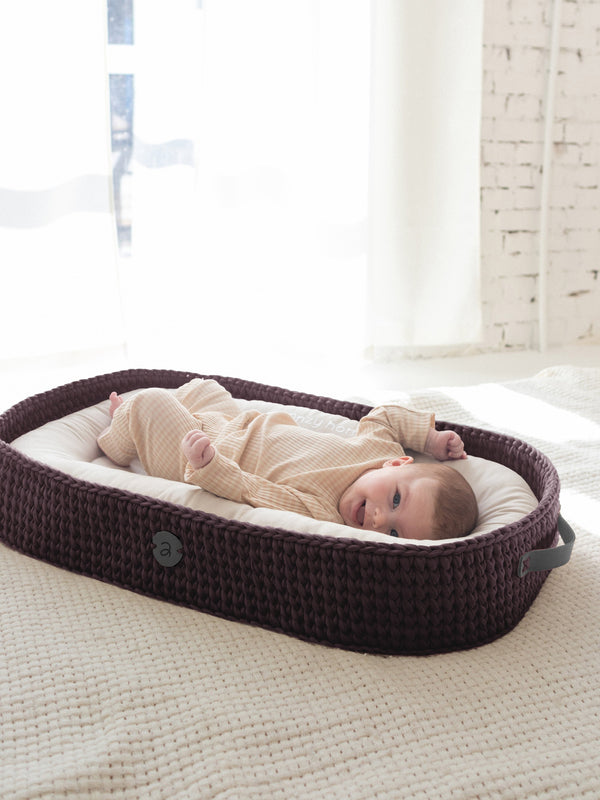Baby Lounging and Changing Basket XL 3-in-1