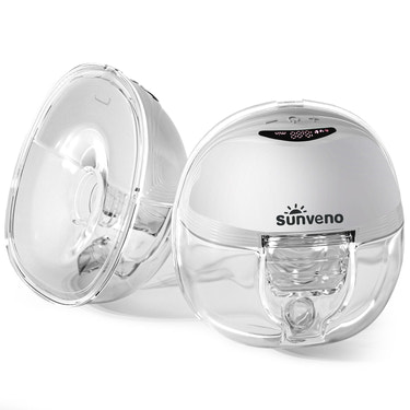 SUNVENO Hands-Free Wearable Electric Breast Pump Set