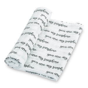 You Are My Sunshine Baby Muslin Swaddle Blanket