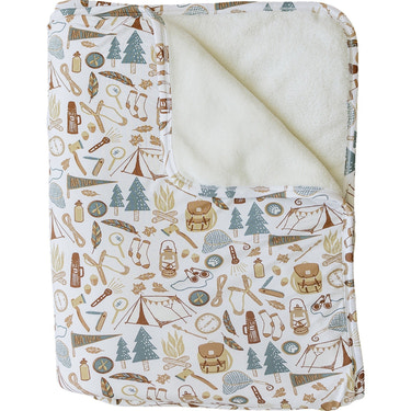 Camping Trip Bamboo Fleece Quilt - MOOGCO Baby