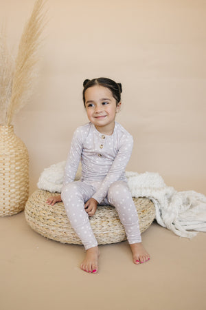 Oopsie Daisy 2pc Henley Bamboo Pajamas - Sizes Newborn & Up!