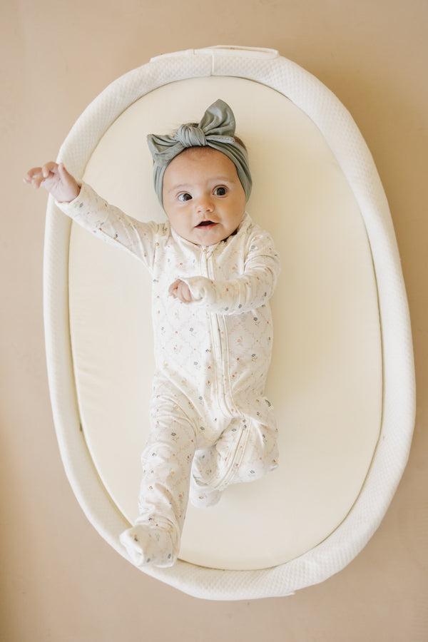 Vintage Blooms Bamboo Zippy Pajamas