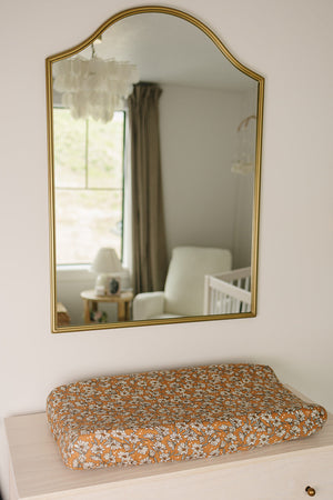 Magnolia Muslin Changing Pad Cover - MOOGCO Baby