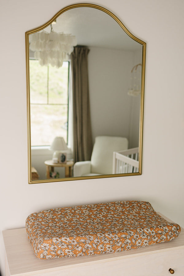 Magnolia Muslin Changing Pad Cover - MOOGCO Baby