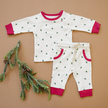 Tiny Trees Christmas Organic Cotton Set