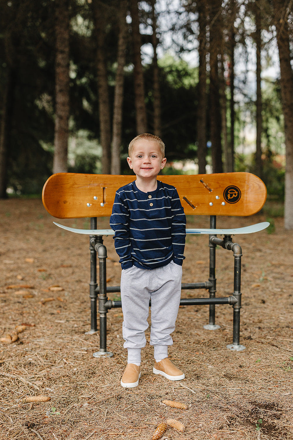 Grey pocket joggers for babies, stylish and comfortable for everyday wear.
