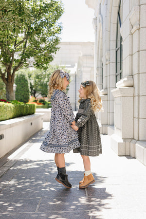 Tulip Smocked Peter Pan Collar Dress