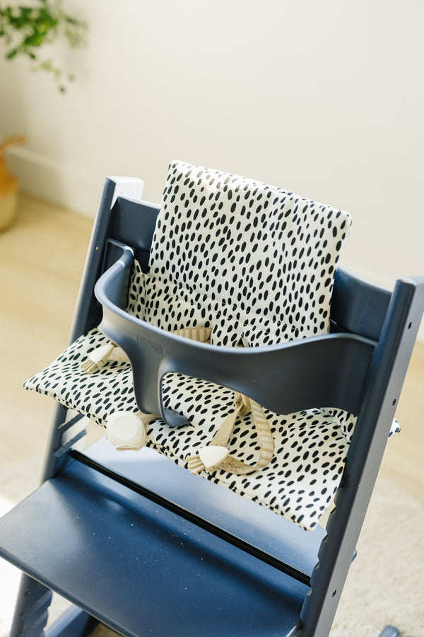 Black Dots Cushion for the Stokke Tripp Trapp Highchair