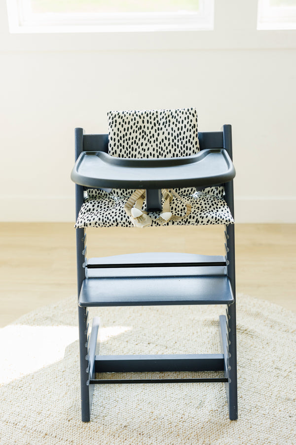 Black Dots Cushion for the Stokke Tripp Trapp Highchair