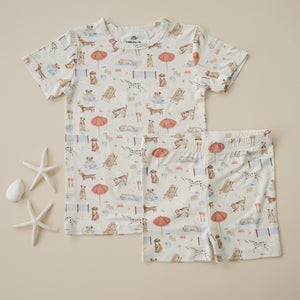 Beach Pawty 2pc Bamboo Pajamas