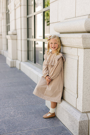 Gingham Ruffle Dress