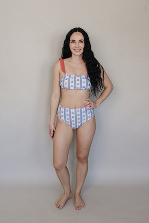 Block Print Floral Women’s Two-Piece