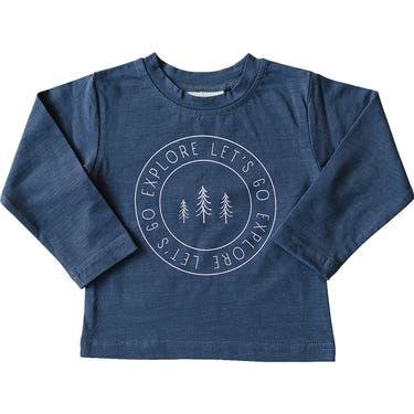 Explore Long Sleeve Cotton Tee for babies in soft fabric, perfect for comfort and style in everyday wear.