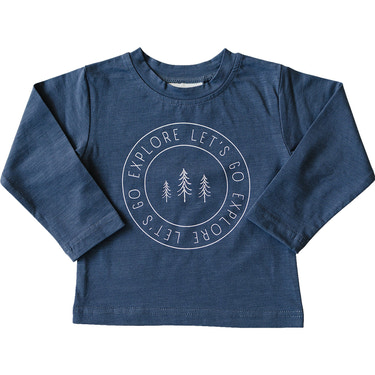 Explore Long Sleeve Cotton Tee