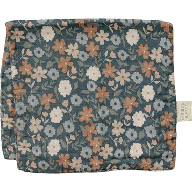 Midnight Floral Muslin Burp Cloth - MOOGCO Baby