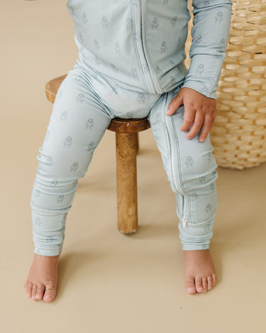 Little Joy Co Fly Me to the Moon Bamboo Zippy Pajamas Newborn-18-24M
