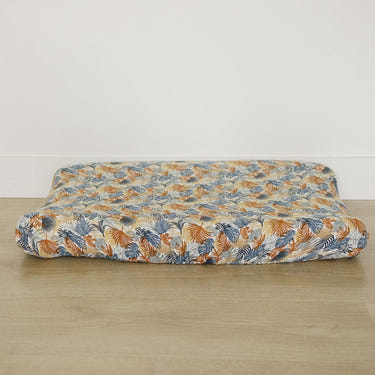 Paradise Palms Muslin Changing Pad Cover - MOOGCO Baby