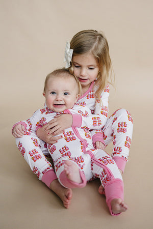 Bamboo Zip Romper | Lil Sis - MOOGCO Baby