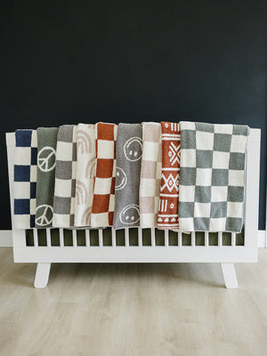 Peace Plush Blanket - MOOGCO Baby