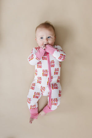 Bamboo Zip Romper | Lil Sis - MOOGCO Baby