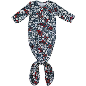 Americana Floral Bamboo Knot Gown