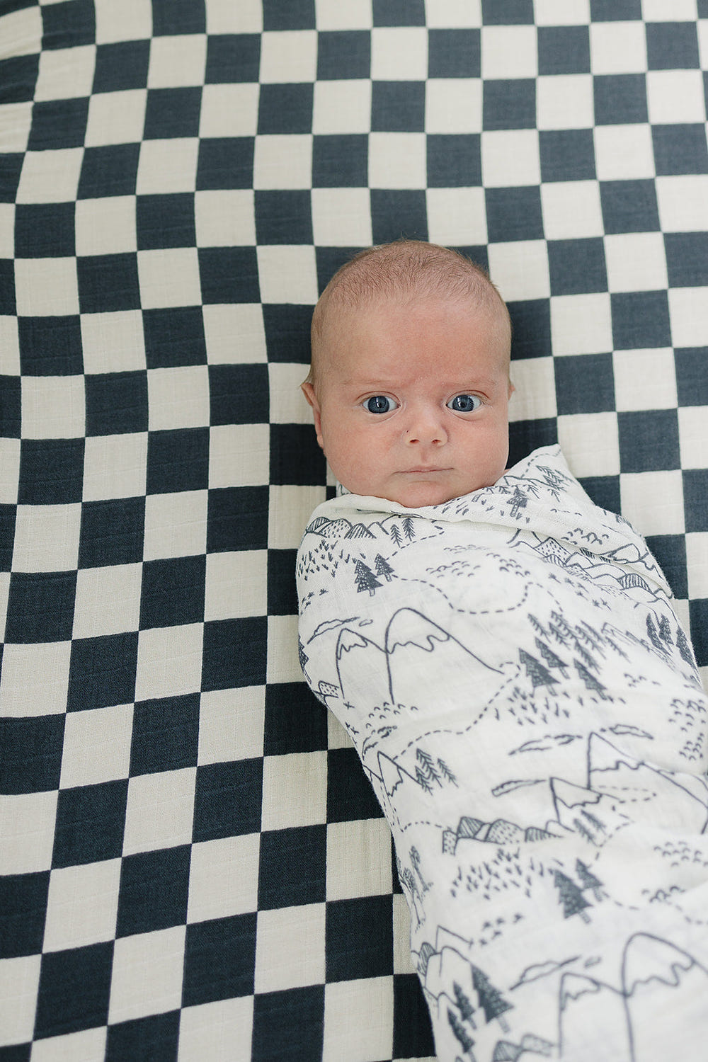 Summit Muslin Swaddle Blanket - MOOGCO Baby