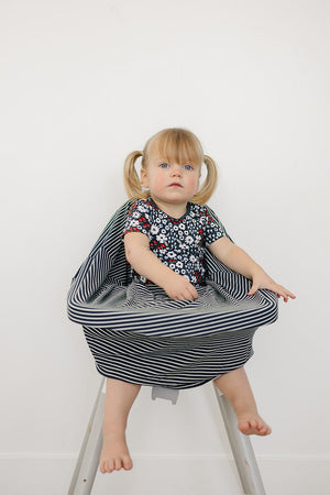 Americana Floral Ribbed Bamboo Cozy Short Set for babies, showcasing a stylish two-piece design in a vibrant floral pattern.