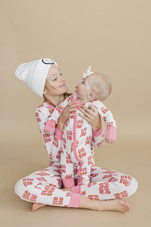 Bamboo Zip Romper | Lil Sis - MOOGCO Baby