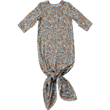 Dainty Meadow Bamboo Knot Gown - MOOGCO Baby