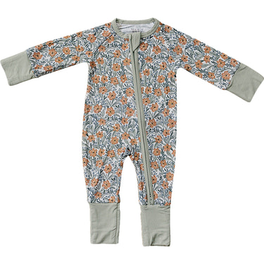 Dainty Meadow Bamboo Zipper - MOOGCO Baby