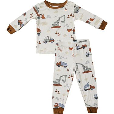 Construction Trucks Ribbed Cozy Set - MOOGCO Baby