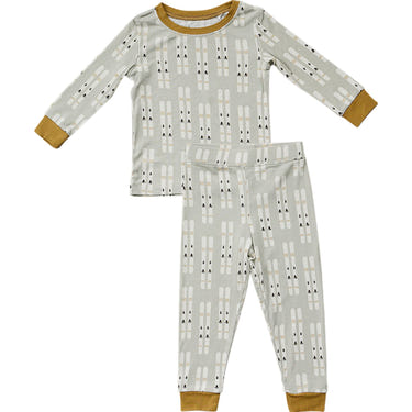 Ski Ribbed Bamboo Cozy Set - MOOGCO Baby