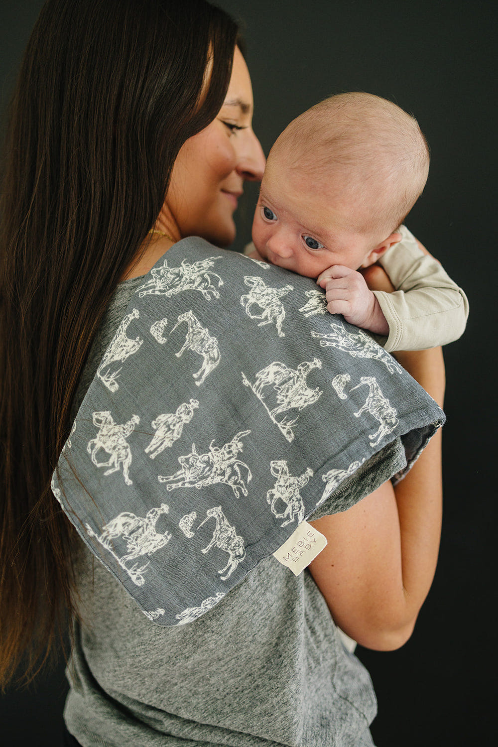 Wild West Muslin Burp Cloth - MOOGCO Baby