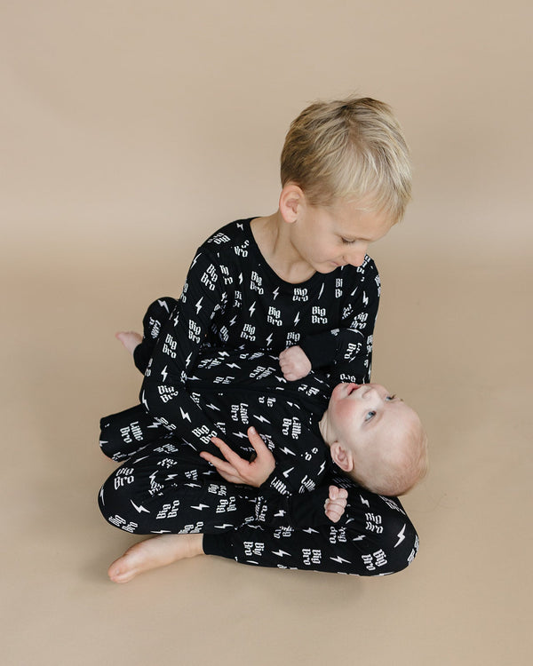 Bamboo Zip Romper | Little Bro - MOOGCO Baby