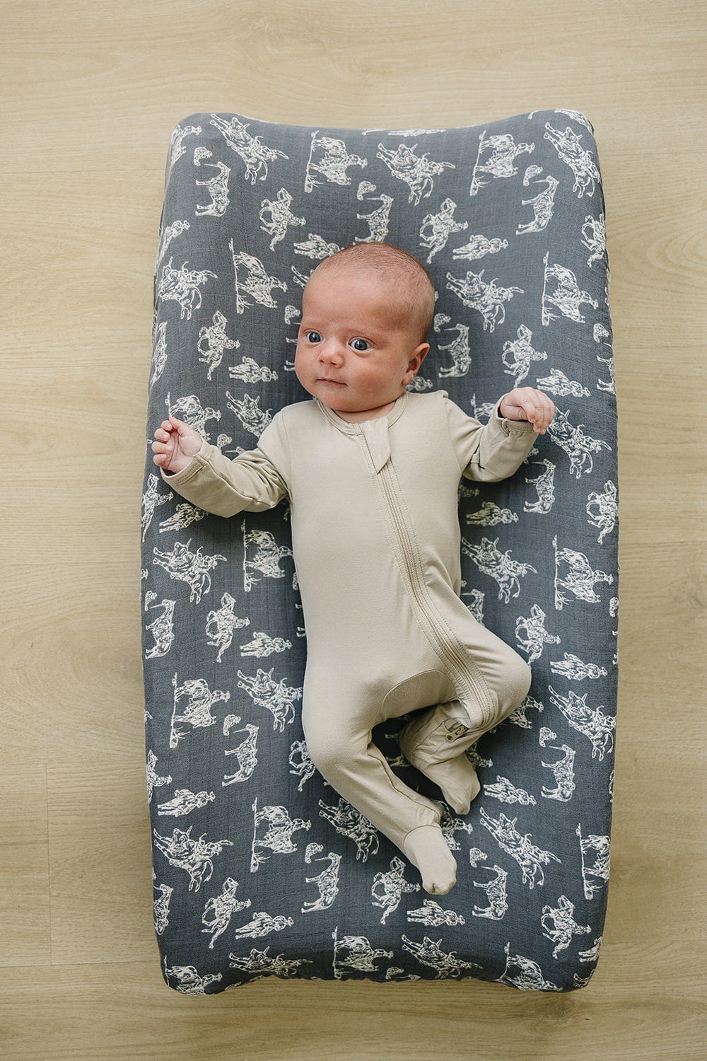 Wild West Muslin Changing Pad Cover - MOOGCO Baby