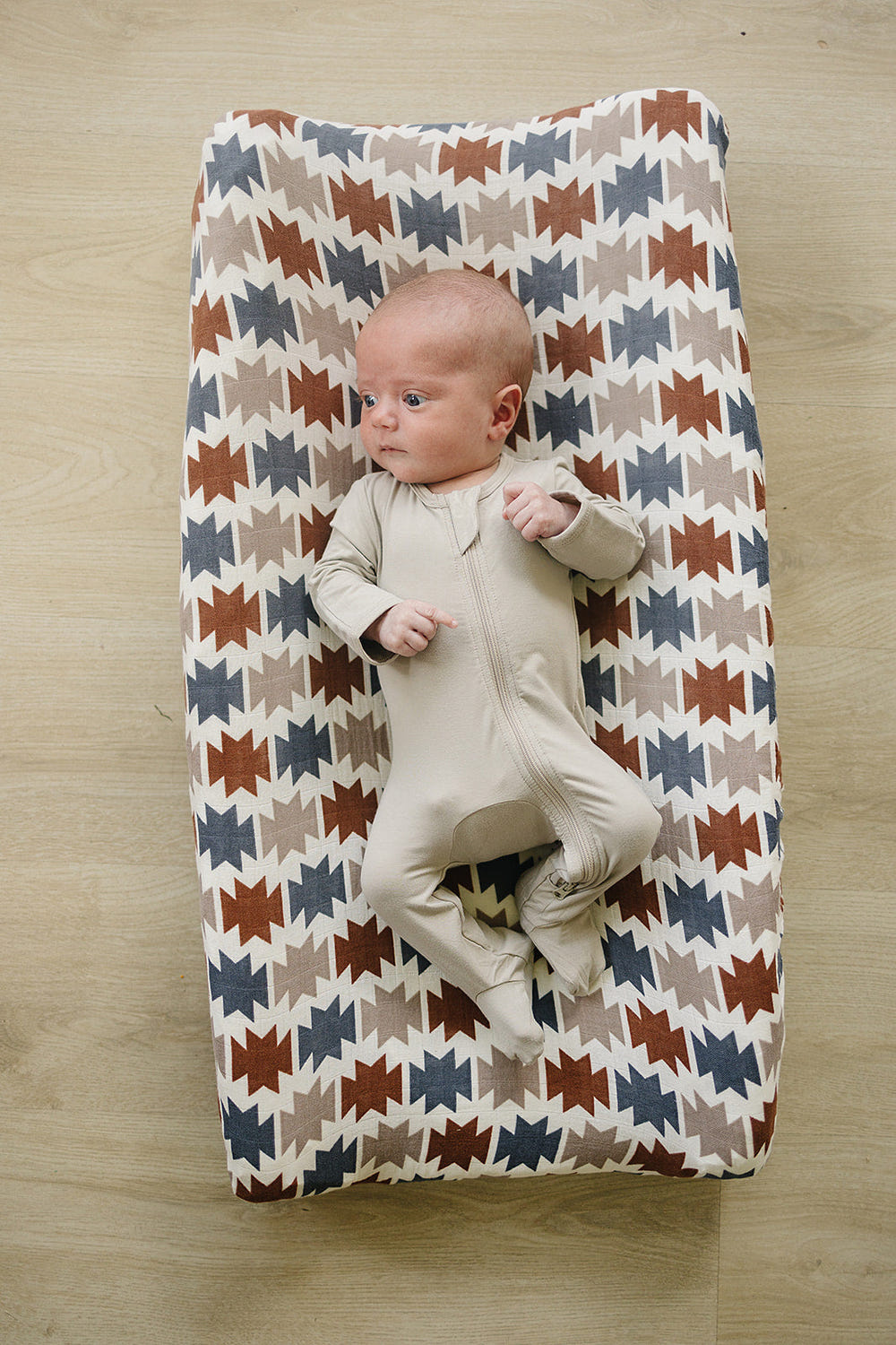Western Aztec Muslin Changing Pad Cover - MOOGCO Baby