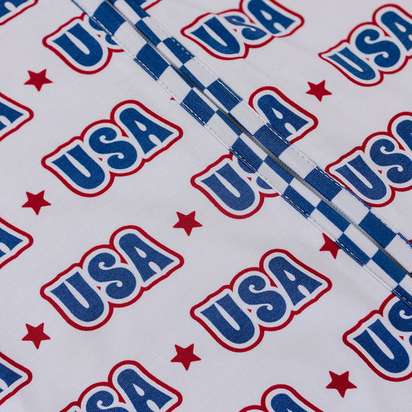 Bamboo Zip Romper  | USA