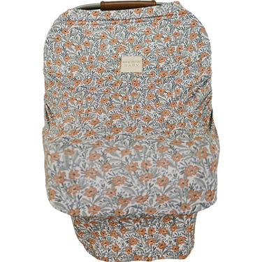 Dainty Meadow Bamboo Multi-Use Cover for babies, perfect for nursing, stroller, and car seat use.