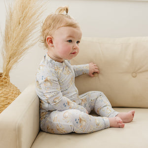 Bunny Blossoms Bamboo Zippy Pajamas