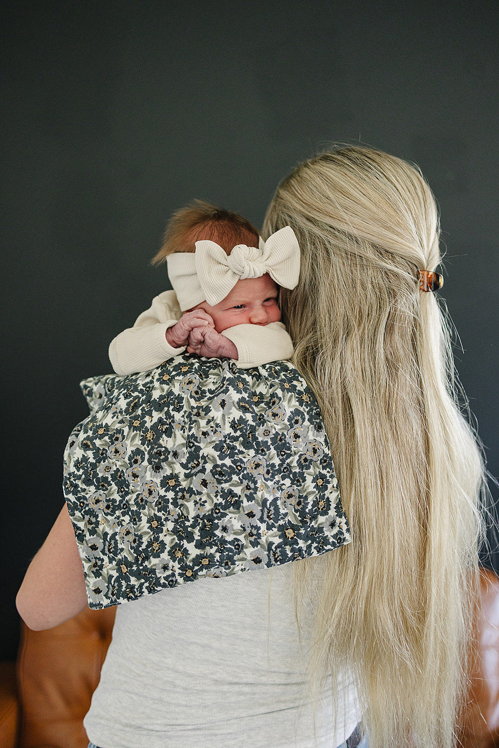 Liberty FLoral Muslin Burp Cloth - MOOGCO Baby