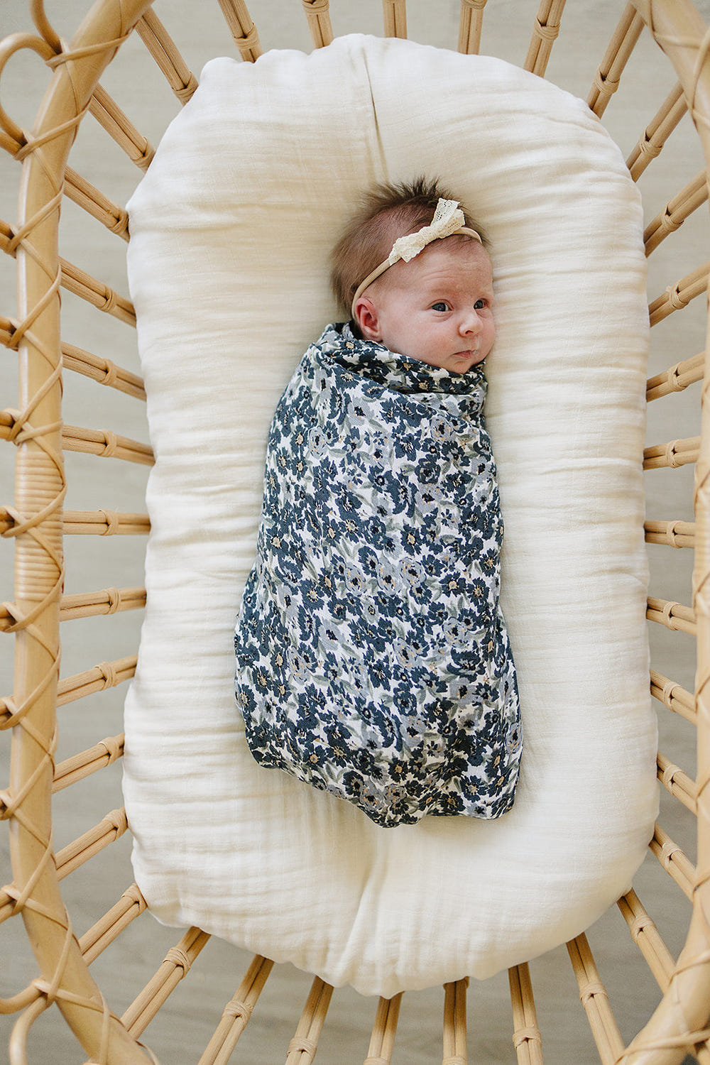 Liberty Floral Muslin Swaddle Blanket - MOOGCO Baby