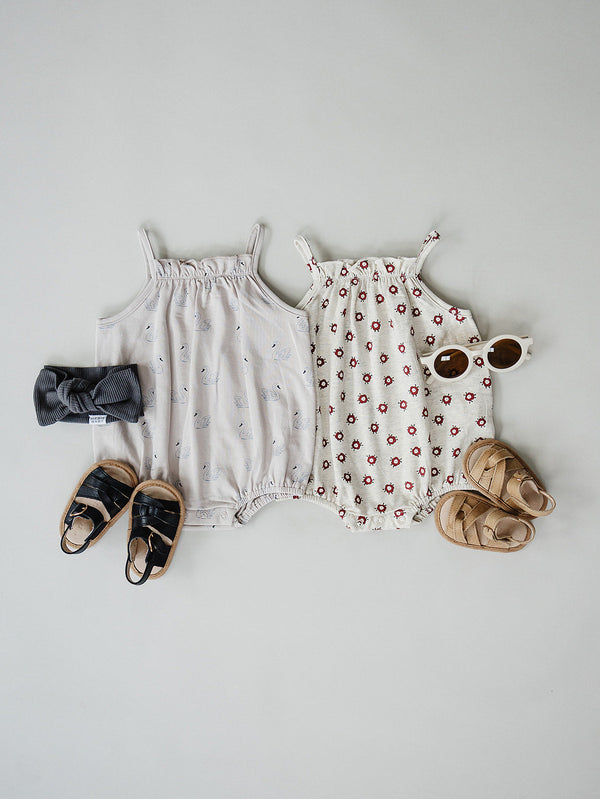 Floral Tank Bubble Romper