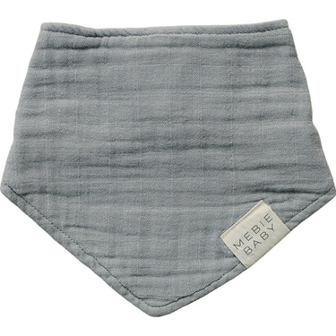 Dusty Blue Muslin Bib - MOOGCO Baby