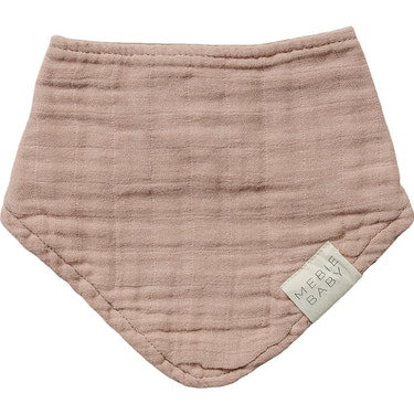 Dusty Rose Muslin Bib - MOOGCO Baby