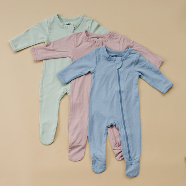 Bamboo Footed Bamboo Zippy Pajamas