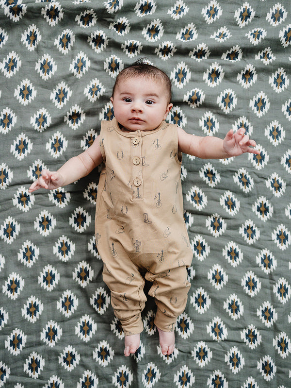 Western Tank Romper