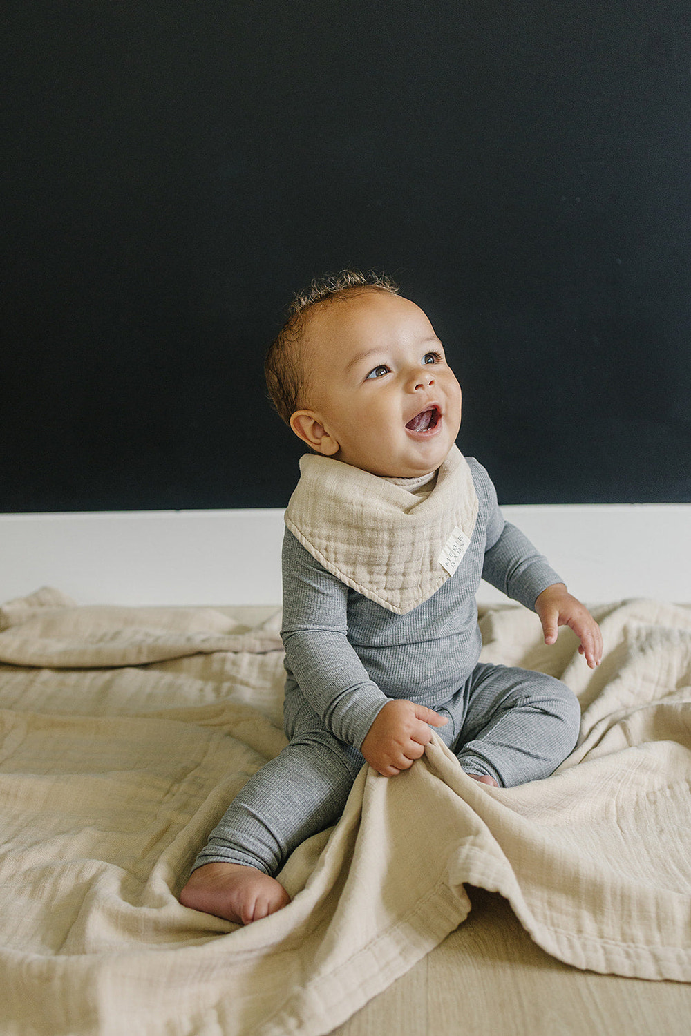 Oatmeal Muslin Quilt - MOOGCO Baby
