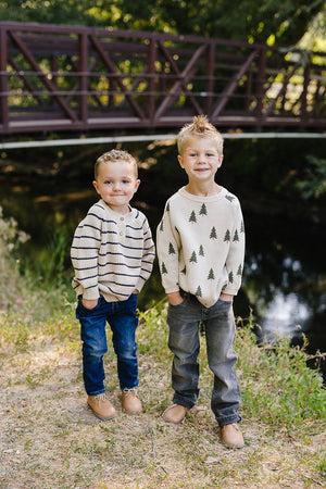 Pine Tree Knit Sweater